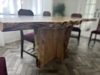 tiny thumbnail; live-edge table like #67, Custom Tables